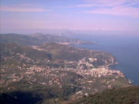 Veduta di Vico Equense, varie frazioni di Vico e prosieguo della Penisola