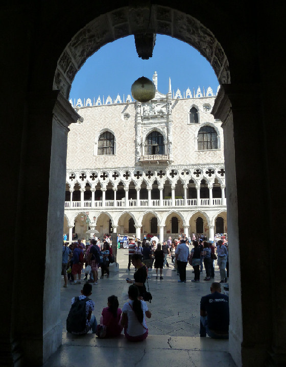 Porticato con Palazzo_Ducale di Venezia