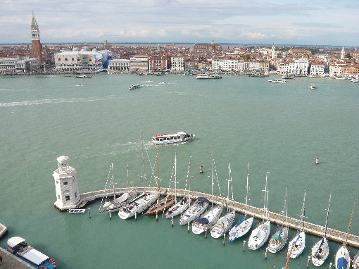 Venezia: Molo dell'isola di San Giorgio Maggiore