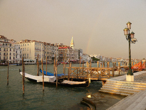 Venezia con arcobaleno
